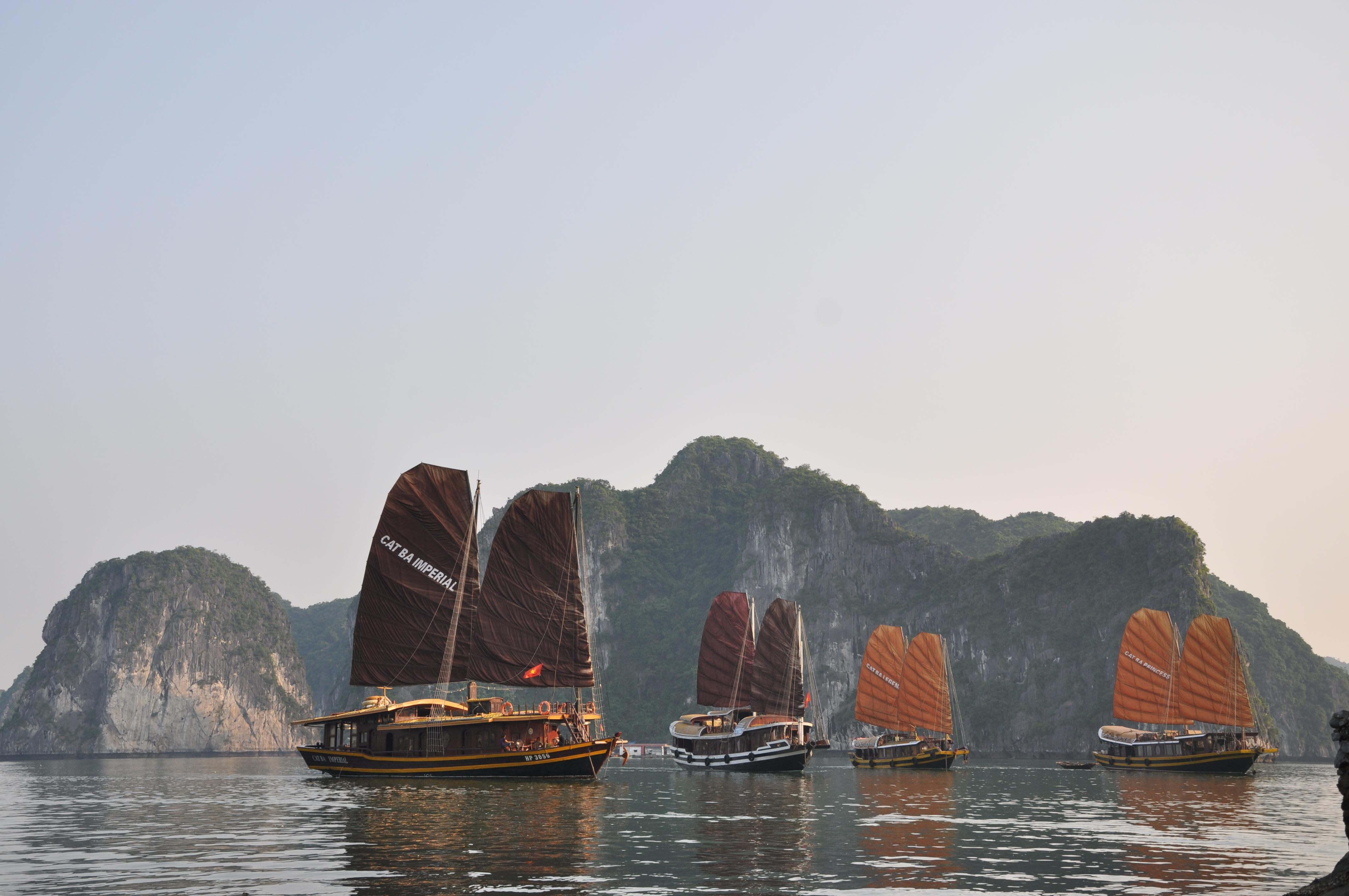 CATBA SAILING JUNK 2 DAYS 1 NIGHT & 3 DAYS 2 NIGHTS from 358 USD/PERSON only